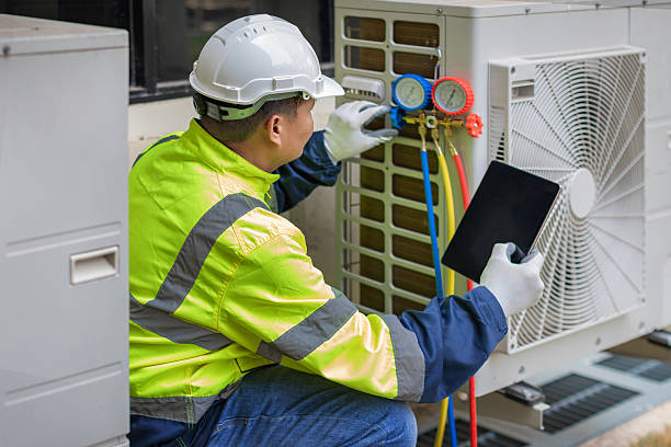 Professional Hvac Maintenance technician working in Childs, MD